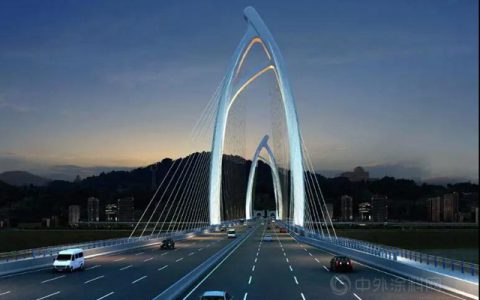 全国首创！“鱼跃长江”索塔造型大桥盐坪坝长江大桥合龙