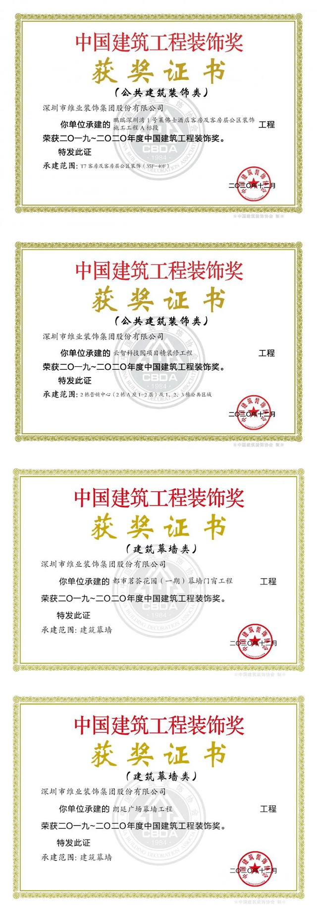 维业股份再添多项国家级奖项