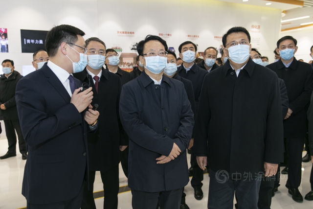 吉林省委书记景俊海、代省长韩俊一行考察传化集团