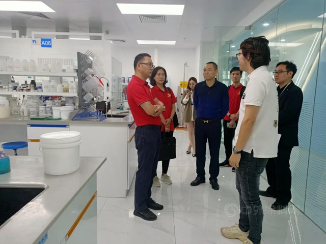 广东涂协吕水列秘书长一行走访广东拓普、广东华凤