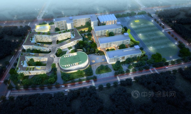 长筑久安｜三棵树保温装饰一体板助力西安重大民生工程航天城第二中学项目建设