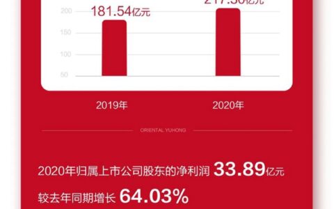 东方雨虹2020年报：营收217.30亿元，归母净利润33.89亿元