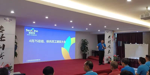 广东施彩召开2021年4月7S总结会议暨标兵员工颁奖晚会