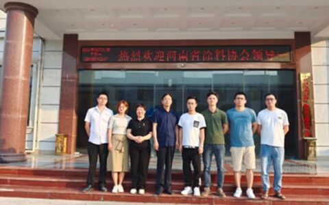河南省涂料行业协会在南召新广源公司调研