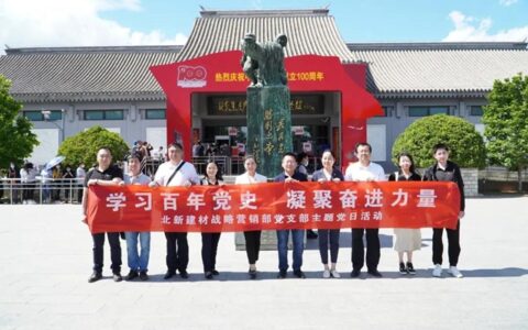 学党史 悟思想 开新局 | 北新建材各党支部开展党史学习教育