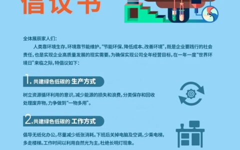 安全环保月 | 展辰新材节能降耗倡议书