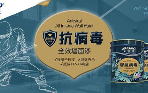 大宝抗病毒全效墙面漆│护墙锌净界