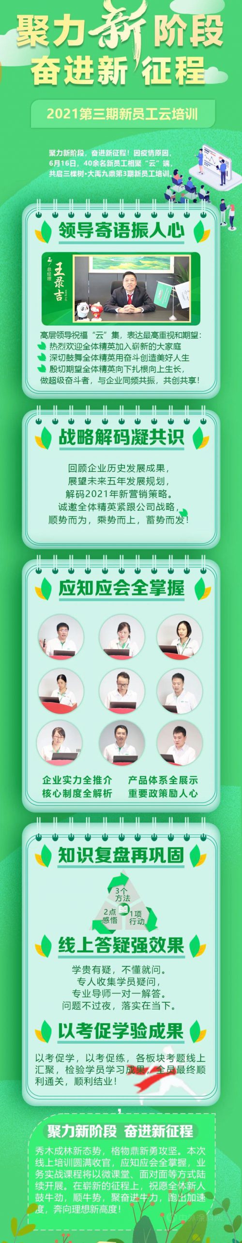聚力新阶段，奋进新征程——三棵树·大禹九鼎新员工“云”培训圆满举行