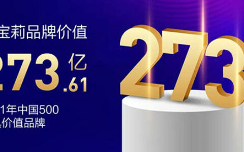 嘉宝莉品牌价值突破273亿元，含金量连年跃升！