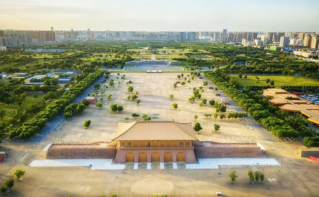 宝塔山 古都新貌|水性工艺打造活力盛唐建筑