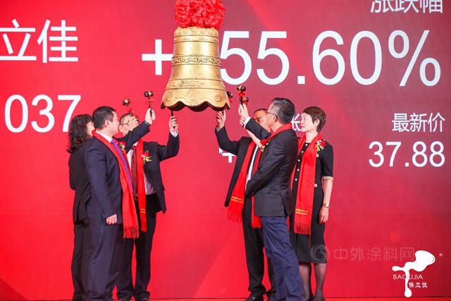 保立佳上市首日大涨155.06%！打造水性丙烯酸乳液行业引领企业