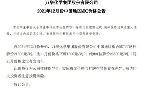 化工原材料暴跌？对涂料企业作用微乎其微？