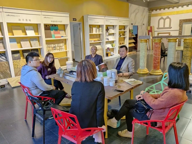 顺德涂料商会方昕会长继续率队走访拓普、清大润彩、嘉柏丽、数码彩、宏燕