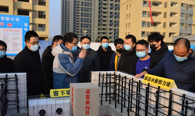 河南省德嘉丽科技集团承办建筑保温结构一体现场观摩会顺利举行