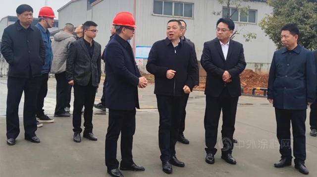 汨罗市委书记朱平波莅临新威凌公司汨罗生产基地调研