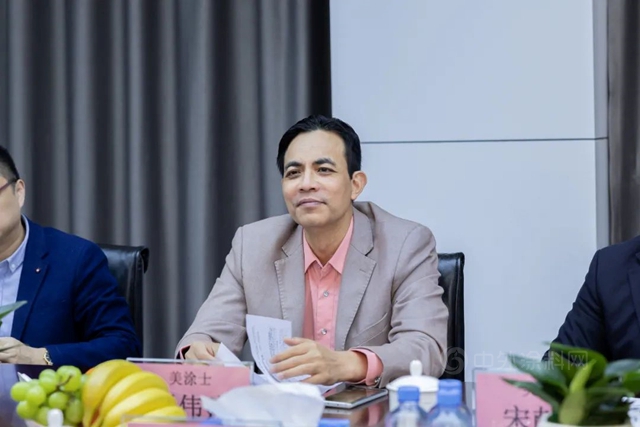 美涂士集团董事长周伟建一行莅临恒和永盛集团参观交流