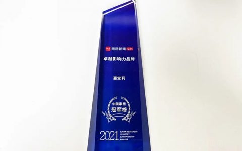 新年首贺！嘉宝莉荣获2021网易中国家居冠军榜大奖
