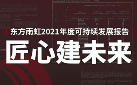 一图速览东方雨虹2021年度可持续发展报告