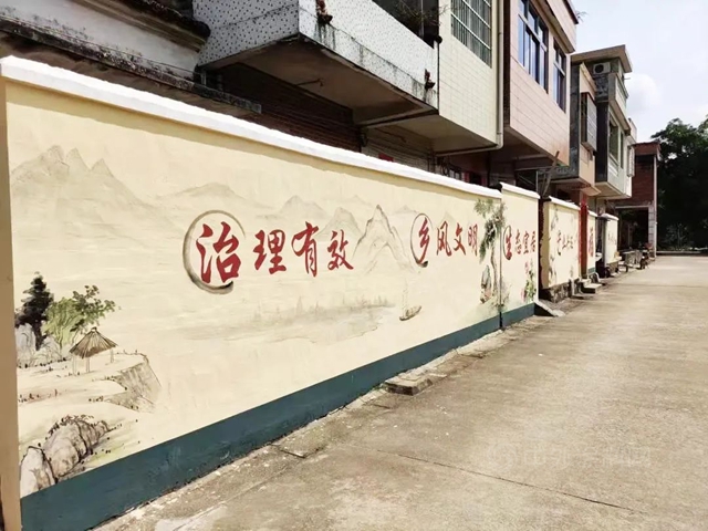 瓦科公司以品牌践行乡村振兴，创意墙绘助力美丽乡村建设