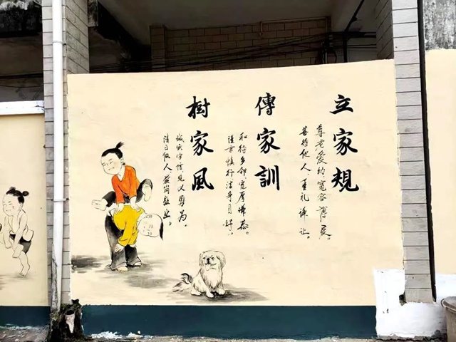 瓦科公司以品牌践行乡村振兴，创意墙绘助力美丽乡村建设