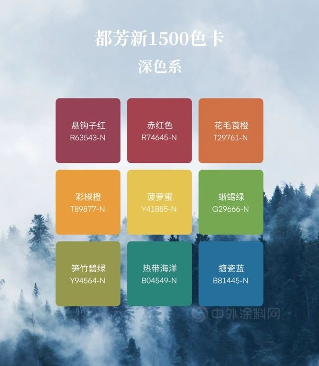 都芳新色卡「重磅」上线，玩转1500色