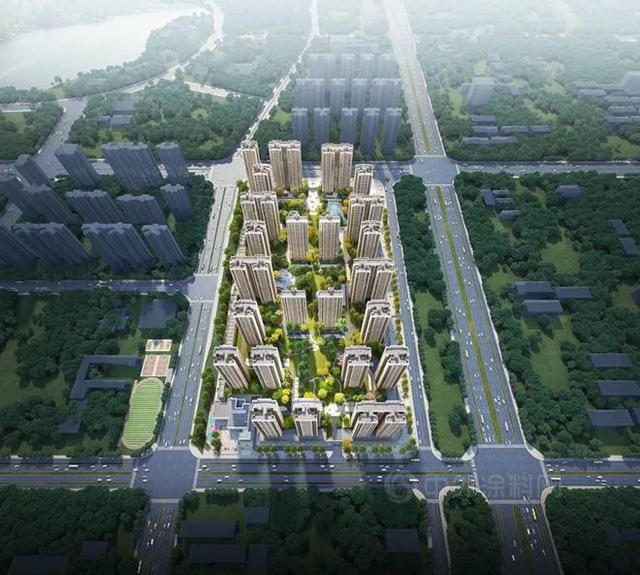 启利漆成功中标千亿国企北投·湖畔公园里2标外墙涂料工程