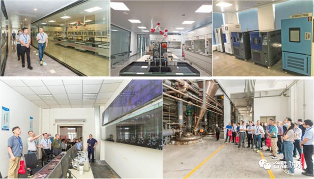 共探产业链上下游协同合作之道 | 广东省建筑防水材料协会组织会员到合胜考察交流