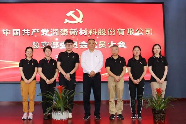 润泰新材料股份党总支成立