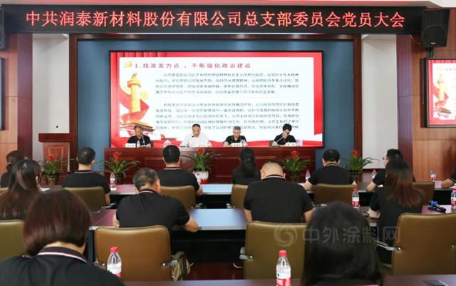 润泰新材料股份党总支成立