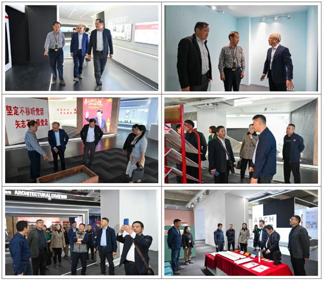 常州纺院党委书记吴访升一行莅临晨光集团参观考察交流
