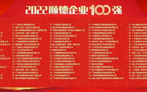 “入场券”9.08亿！巴德富/美涂士/华润/科顺上榜顺德企业百强