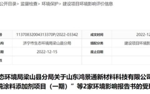 投资近7亿元！两大涂料相关项目落户山东济宁