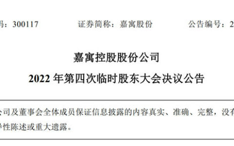 嘉寓股份选举张国峰、付海波等为非独立董事