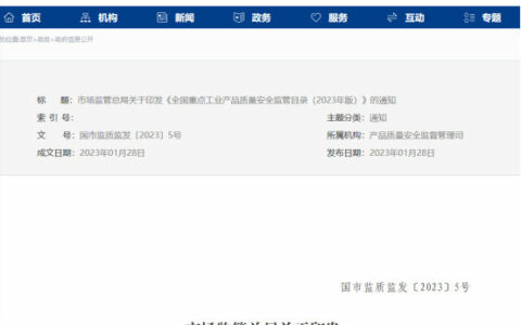 4种涂料产品列入《全国重点工业产品质量安全监管目录》