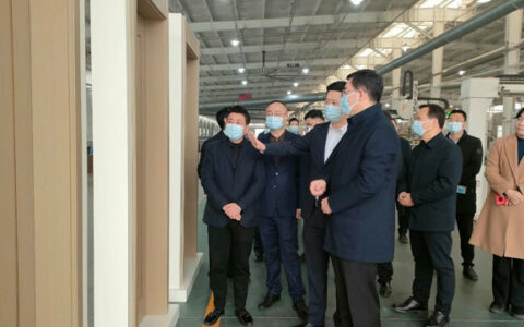 湖北省副省长盛阅春视察千川木门