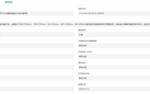 9家陶企超100亿元投资扩产能