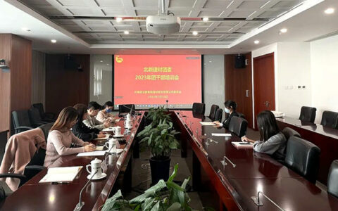 北新建材团委组织全级次团干部培训
