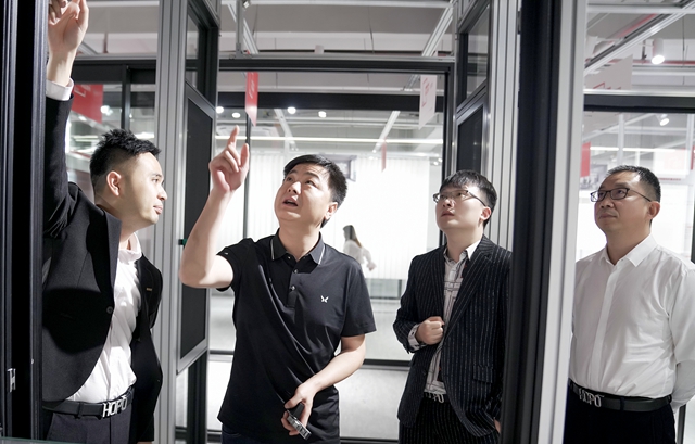 奥润顺达来访好博窗控集团，开启合作新篇章