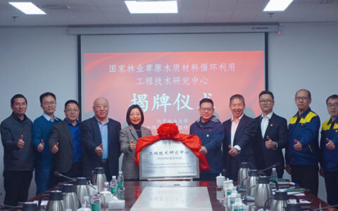 木质材料循环利用工程技术研究中心共建单位揭牌仪式在天坛家具举行