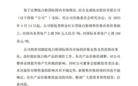 涨“疯”了！国内钛企四强全涨了！