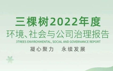 三棵树发布2022年度环境、社会与公司治理报告书