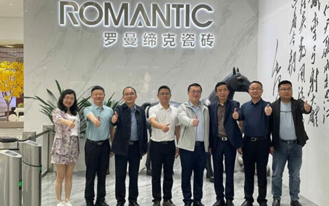 湖南华容县考察团深入总部考察，力赞罗曼缔克好品质