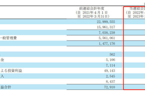 SANEI销售额增长15.5%，净利润减少36.9%