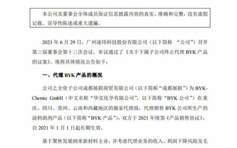 终止代理！凌玮科技上市145天一击出圈