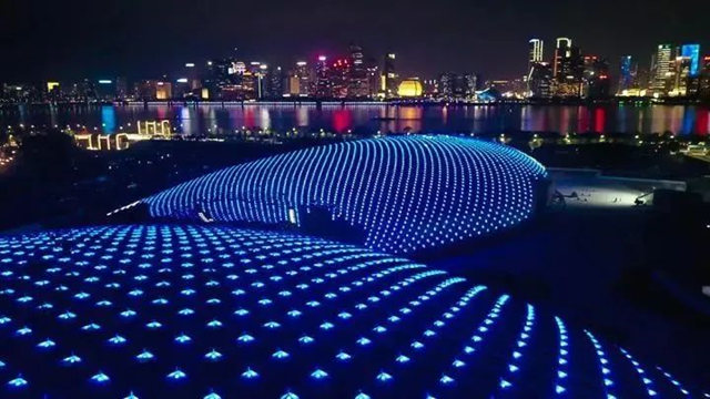 杭州亚运会倒计时80天，华艺照明闪耀杭州奥体中心亚运三馆！