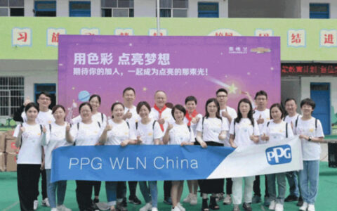 PPG“New Paint for a New Start”活动让贵州省铜仁市东风小学焕然一新