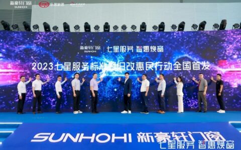 新豪轩重磅发布智能新品&七星服务，擎领门窗旧改赛道