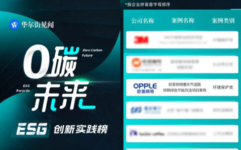 欧普照明荣登 “ESG创新实践榜”，推动城市道路绿色发展