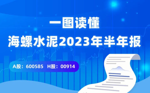 一图读懂海螺水泥2023年半年报
