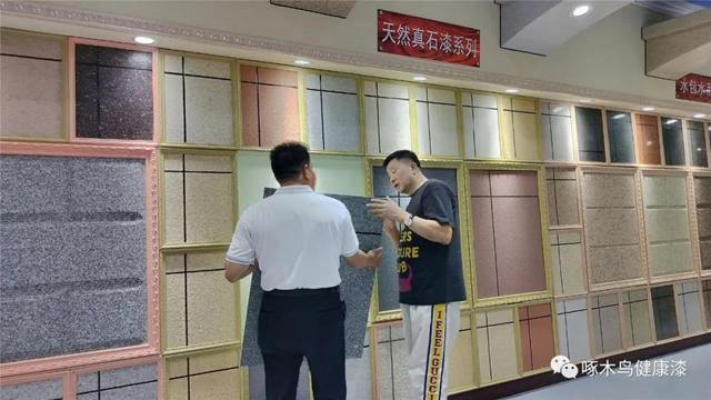绥中明泰地产董事长莅临啄木鸟漆业集团参观考察